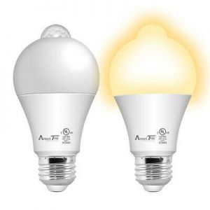 Home accessories Electronics 2 Pack Motion Sensor Light Bulb, UL Listed 10W (80W Equivalent) LED Light Bulbs