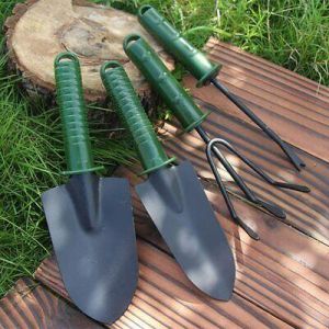 Home accessories Garden tools  4pcs Garden Tools Set Trowel Rake Shovel Heavy Duty Metal Outdoor Ergonomic