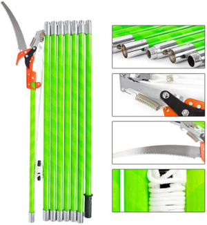 Home accessories Garden tools  Tree Trimmer Pole Saw Manual Pruner Cutter Garden Set Loppers Hand Tools 26 Ft