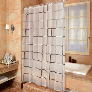 Home accessories bathroom Bathroom Shower Curtain 3D Waterproof Mildew proof PEVA Bath Curtain Shower Curtains Environmental Toilet Door Curtain