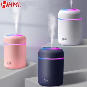300ml Humidifier Portable Ultrasonic Aroma Diffuser Cool Mist Maker Air Humificador Purifier With Light Car Home For Xiaomi Mini