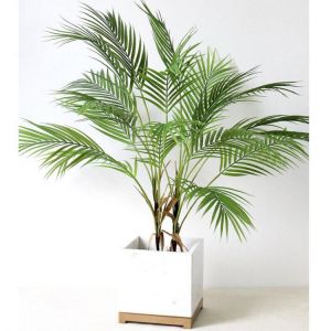 Home accessories Flowers & Plants Multiple Green Artificial Palm Leaf Plastic Plants Garden Home Outdoor Decorations Scutellaria Tropical Tree Fake Plants