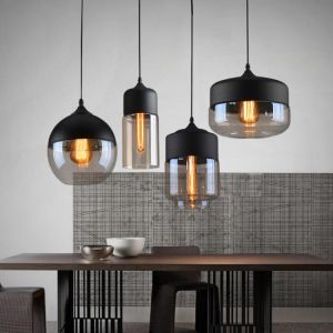 Home accessories Electronics 4 Style Modern Contemporary Glass Pendant Lamp Lights Fixtures e27 e26 LED for Kitchen Restaurant Cafe Bar living room
